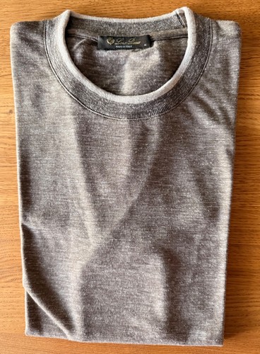 Shirt maglia uomo loro - t-shirt, piana
