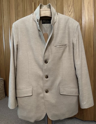 Giacca loro piana beige - giacca,