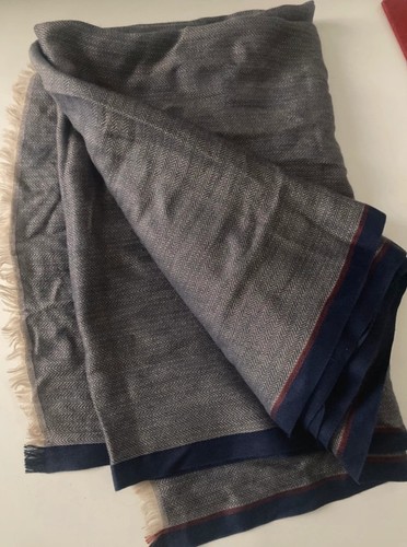Loro piana sciarpa uomo grigio - sciarpa,