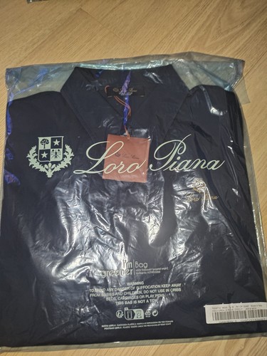 Polo loro piana blu scuro - blu,