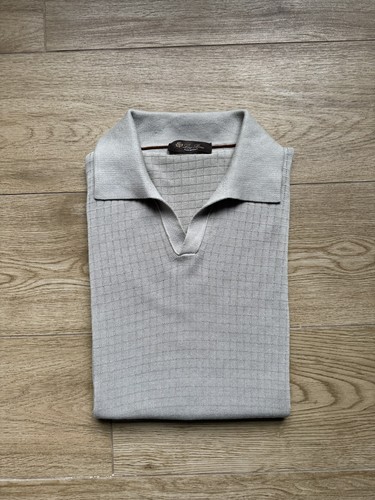 Polo misto seta grigia uomo - seta,