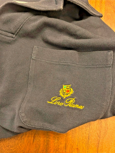 Polo loro piana blu - polo,