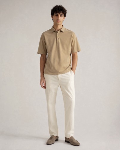 Polo uomo loro piana cotone - uomo,
