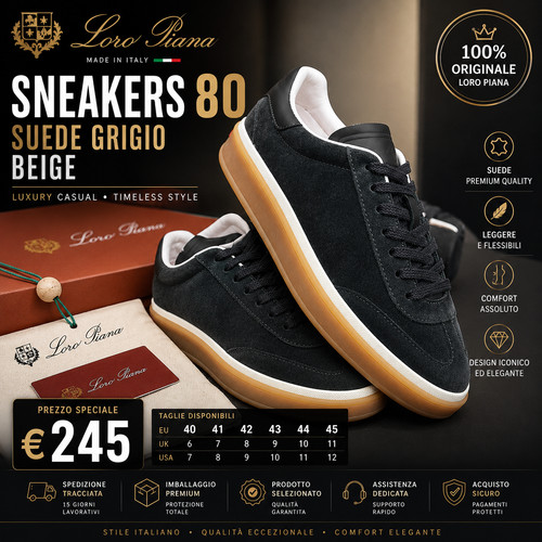 Loro piana sneakers - piana, uomo